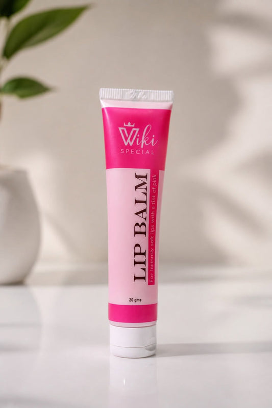 Wiki Special lip balm 20g for instantly soft lips with a tint of pink